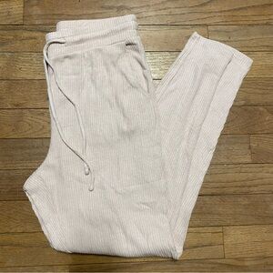 Express Light Beige Ribbed Joggers Women’s Size Small New With Tags